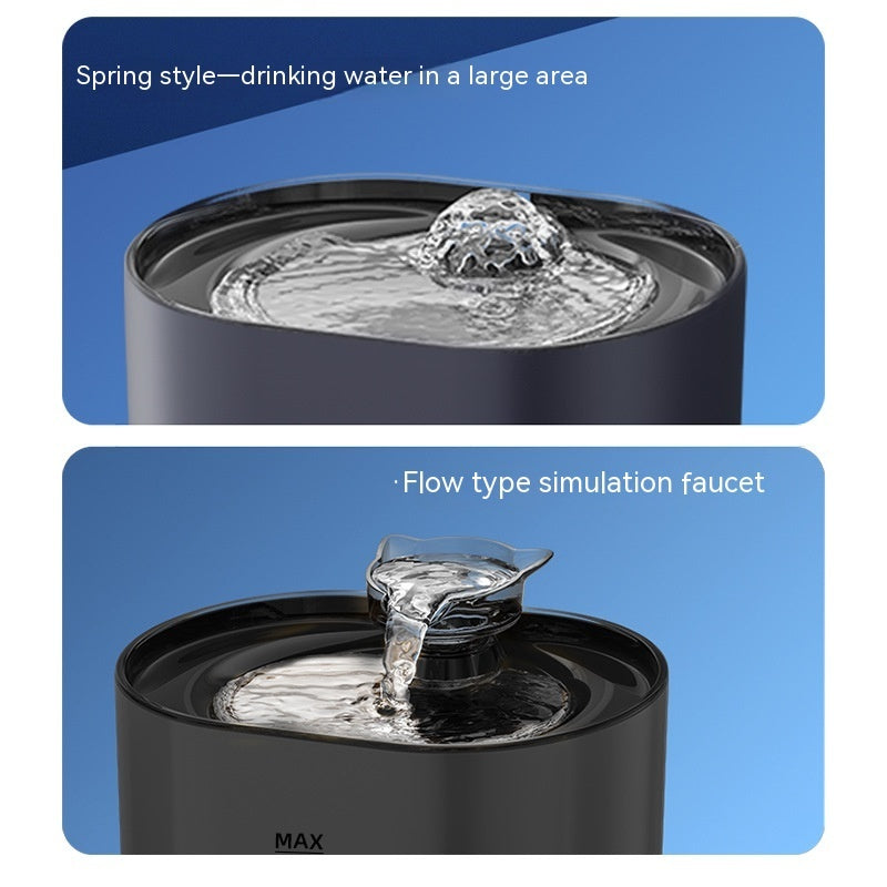 VelvetPaws™ SmartFlow –  Automatic Water Fountain – Quiet Circulating Dispenser