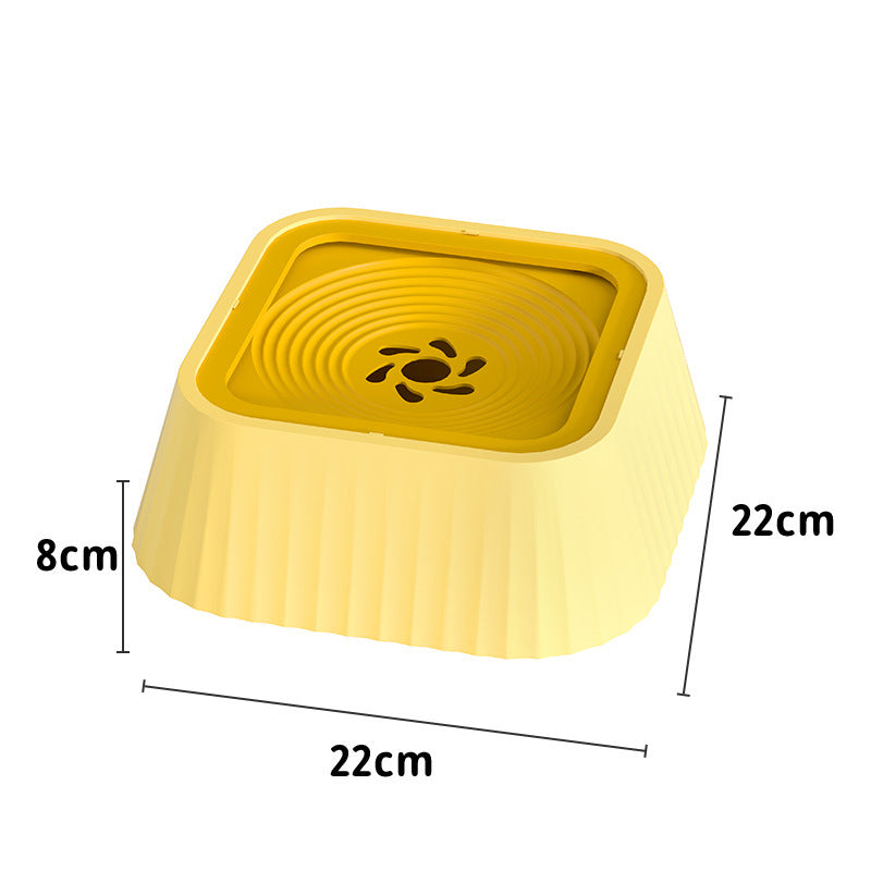 VelvetPaws™ FloatSip™ Splash-Proof Pet Water Bowl