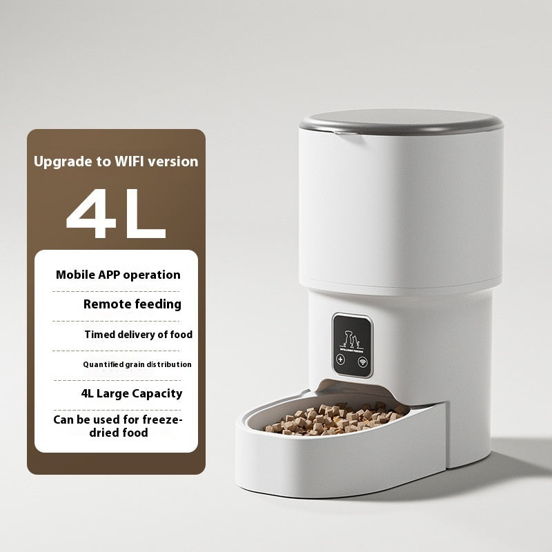 VelvetPaws™ 4L Smart Automatic Pet Feeder