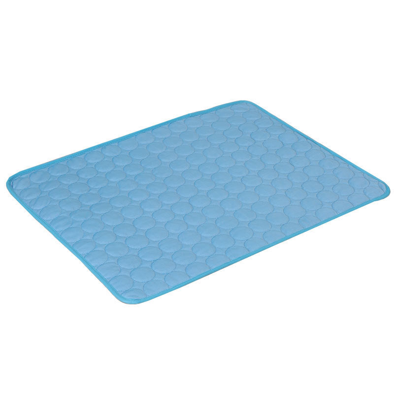 VelvetPaws™ Summer Cooling Pet Mat – Breathable Ice Bed Blanket for Dogs & Cats, Washable & Sweat-Absorbent