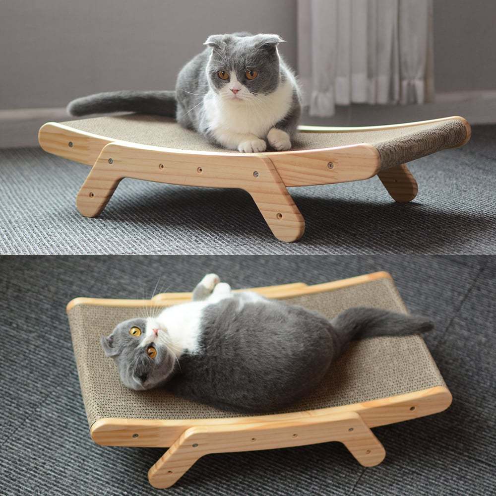 PawForma™ Cat Bed & Scratcher – 3-in-1 Adjustable Corrugated Paper Cat Furniture