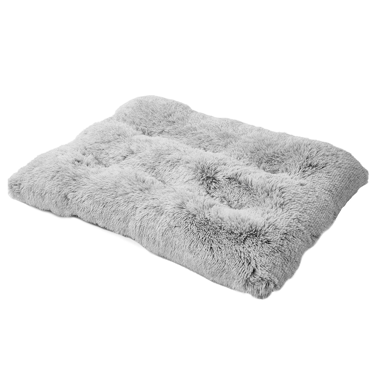 VelvetPaws™ Fluffy Faux Fur Dog Bed – Calming, Washable Crate Mat with Anti-Slip Bottom for Dogs & Cats