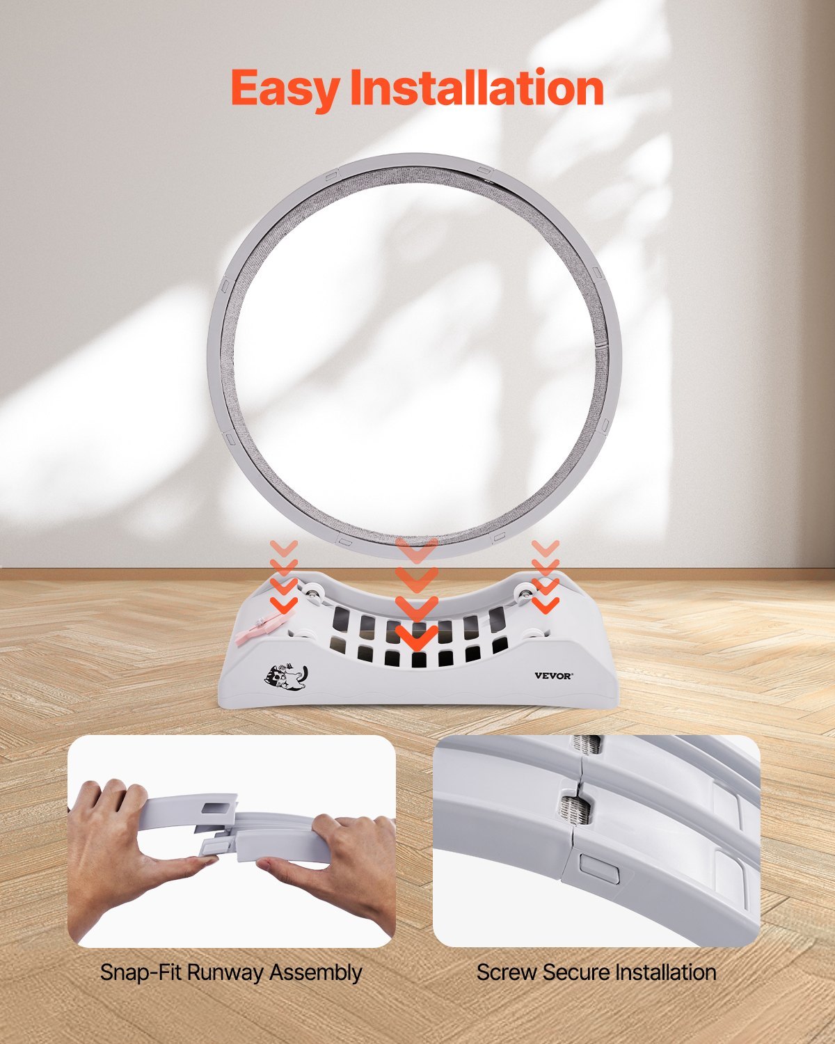 VelvetPaws™ FitSpin Cat Wheel