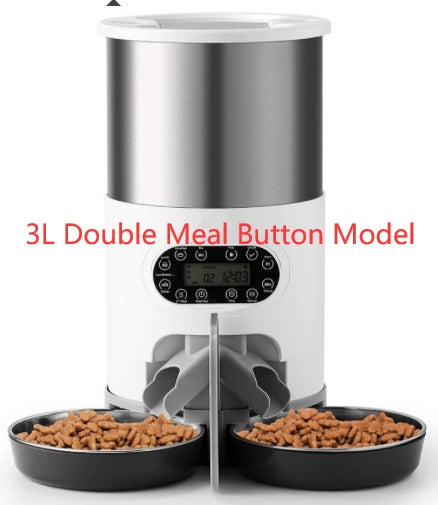 VelvetPaws™ Dual-Meal Smart Automatic Feeder (3L / 4.5L)