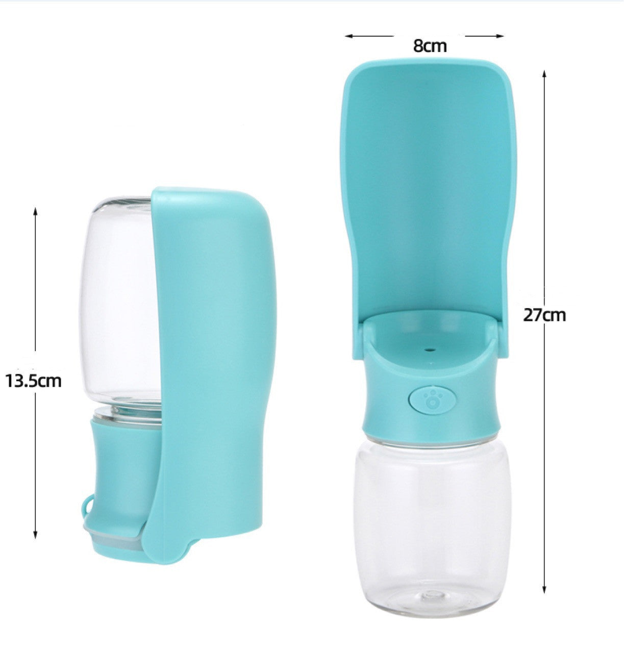 VelvetPaws™ FoldEase Portable Pet Water Bottle – Collapsible Travel Cup