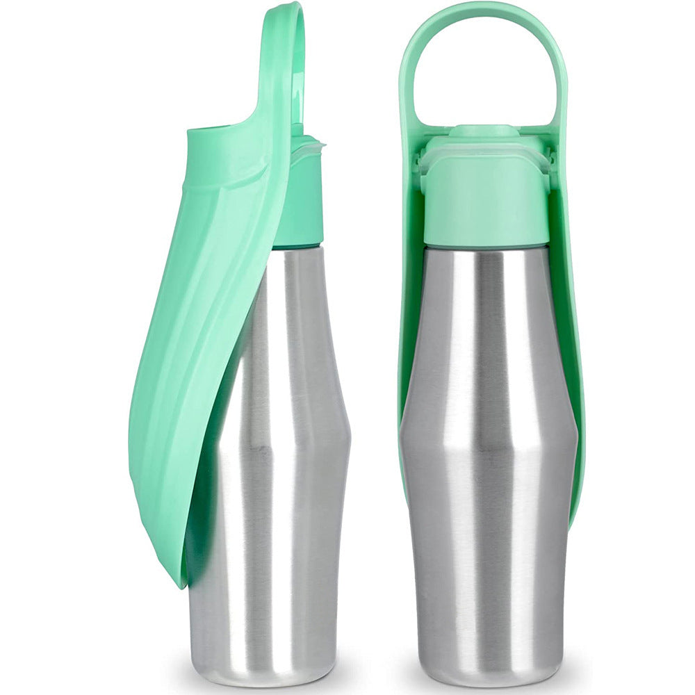 VelvetPaws™ Leaf-Design Portable Pet Water Bottle