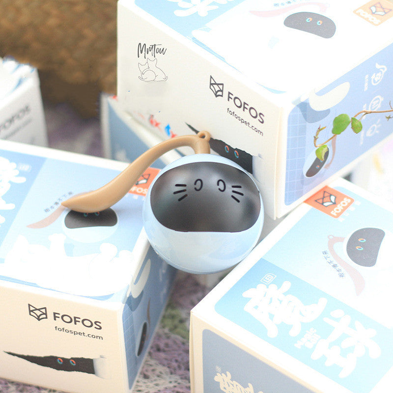 🤖 RoboRoll™ – The Smart Rolling Ball for Endless Pet Fun!