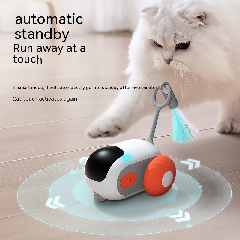 PurrRacer™ – Remote Control Cat Car Toy with Auto & Manual Modes