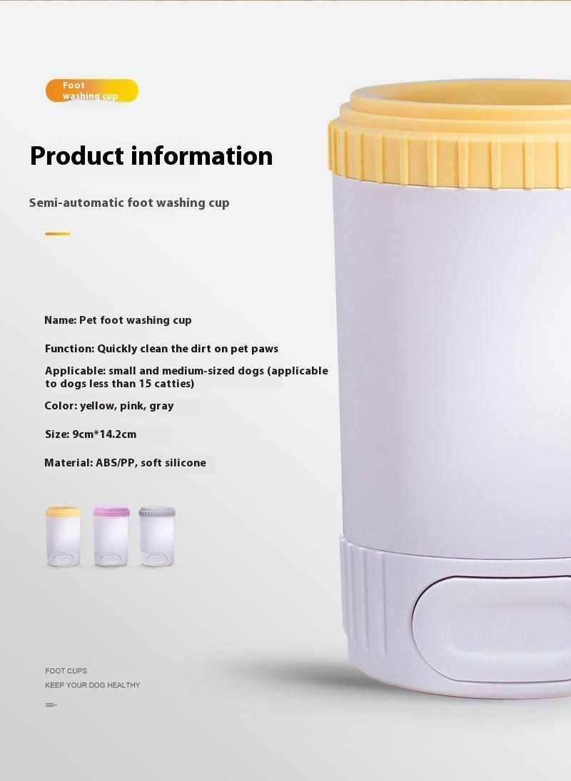 VelvetPaws™ Automatic Pet Foot Washing Cup