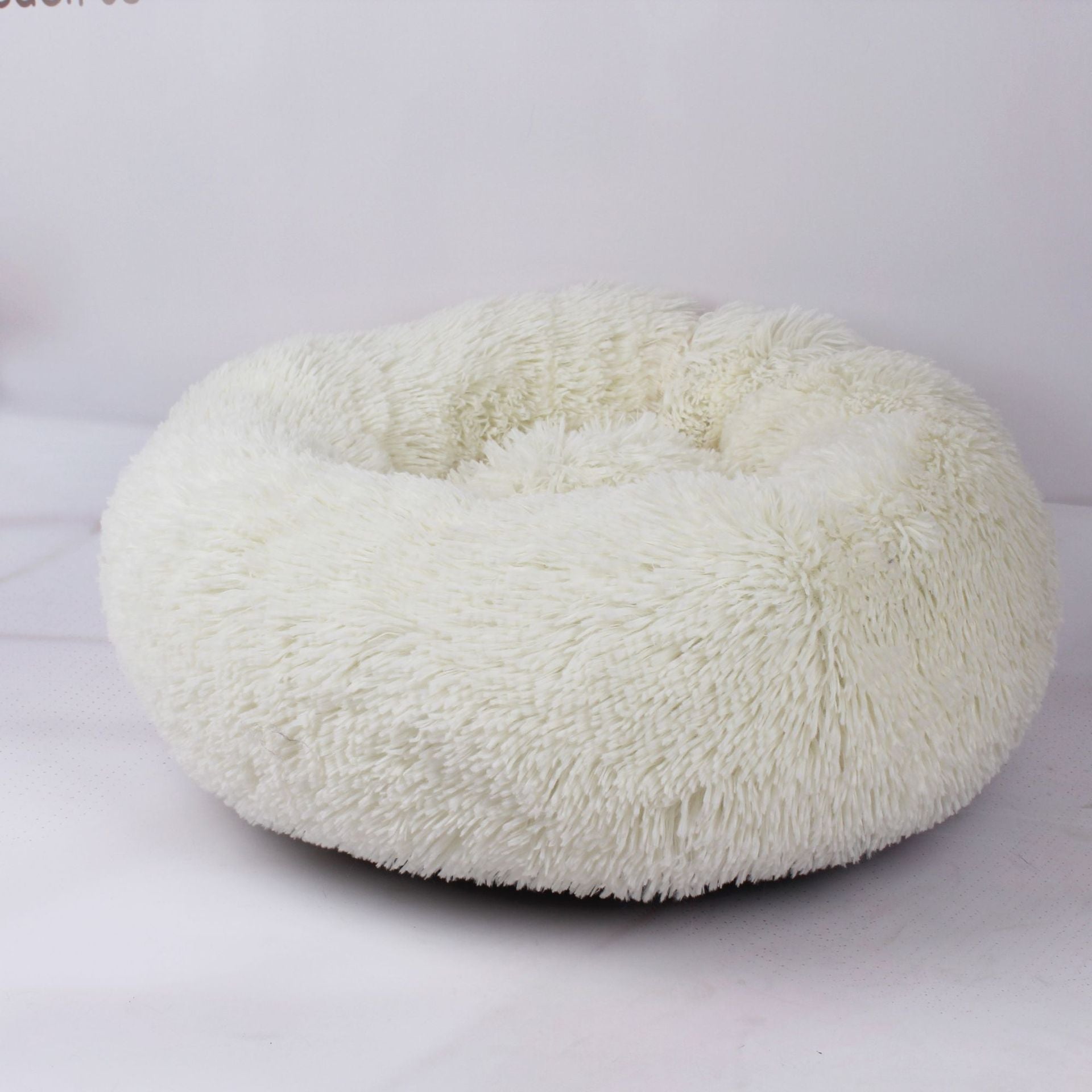 VelvetPaws™ Plush Donut Pet Bed