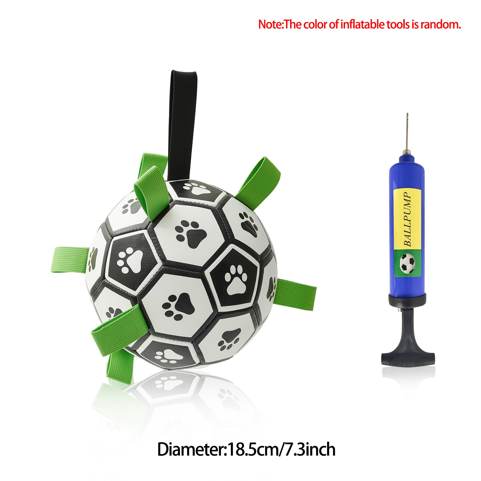 PawSoccer™ – Interactive Dog Football Toy, PU Training & Fetch Ball