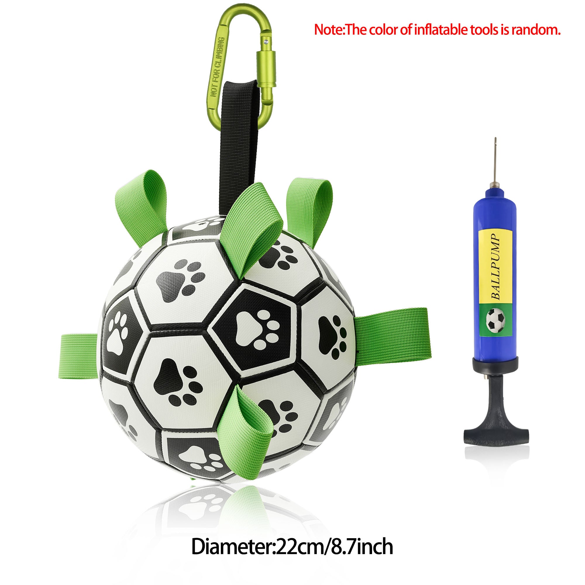 PawSoccer™ – Interactive Dog Football Toy, PU Training & Fetch Ball