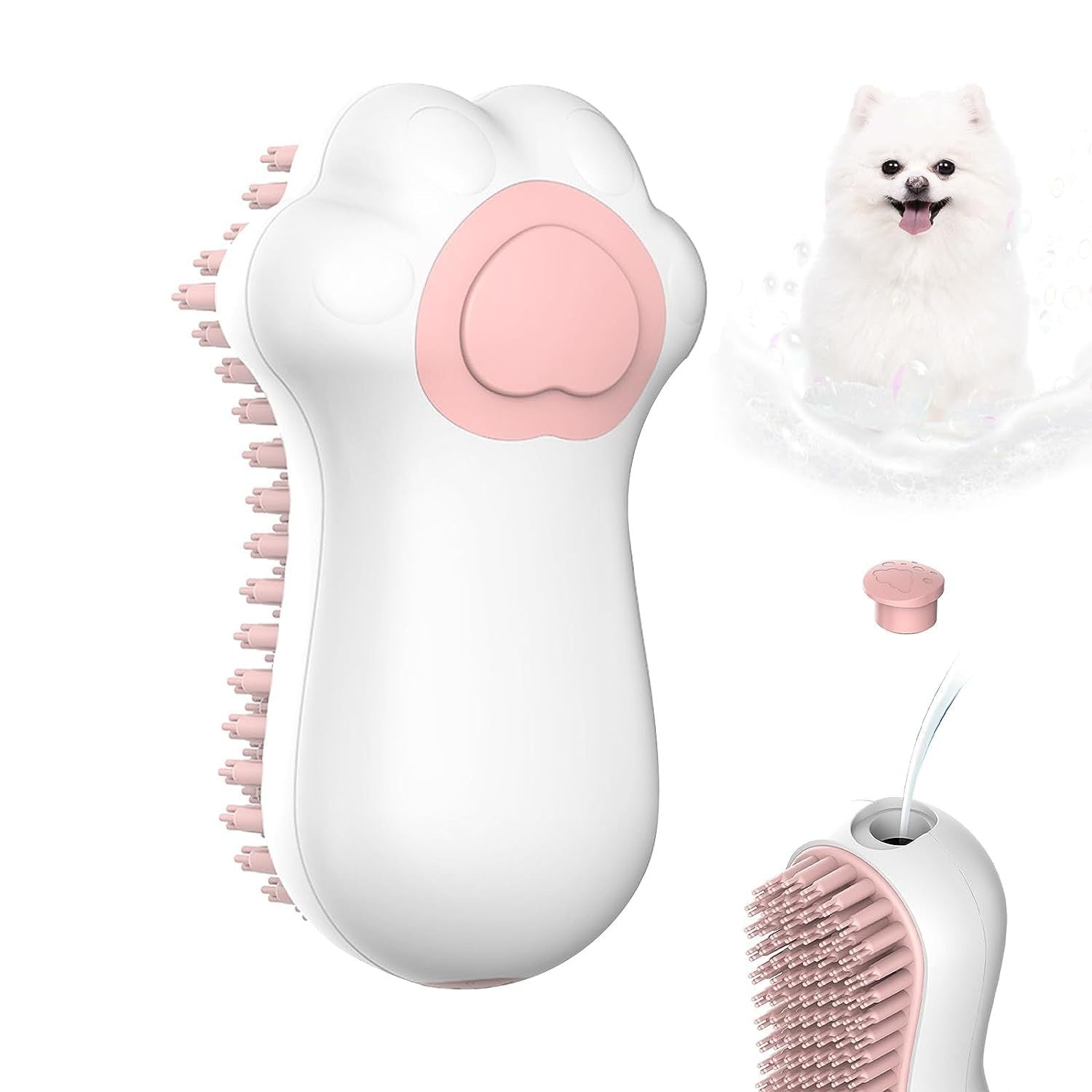 VelvetPaws™ PurePaw™ 3-in-1 Bath & Massage Brush