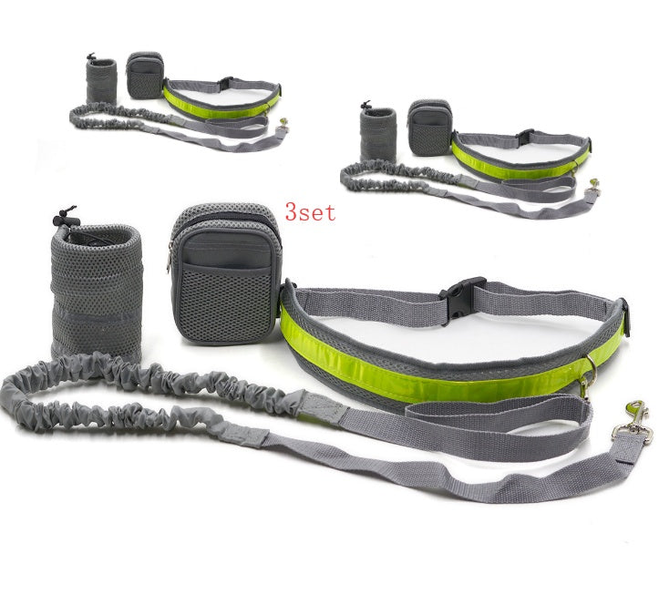 VelvetPaws™ FreeStride™ Adjustable Hands-Free Dog Leash Set