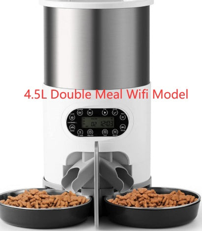VelvetPaws™ Dual-Meal Smart Automatic Feeder (3L / 4.5L)