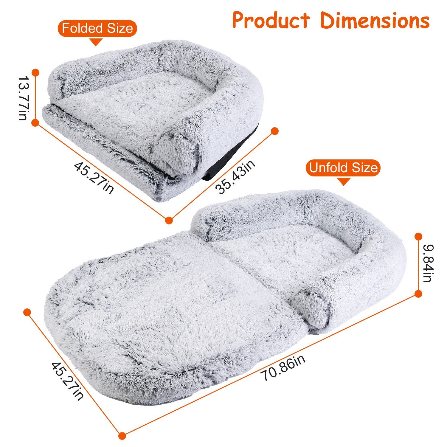 VelvetPaws™ Dual-Layer Orthopedic Dog Bed – Memory Foam Comfort with Non-Slip Base