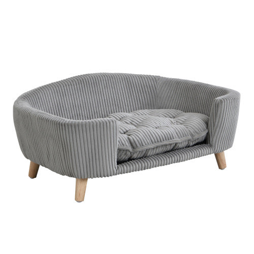 VelvetPaws™ Plush Round Nest Bed – Self-Warming Donut Cushion for Small Dogs & Cats