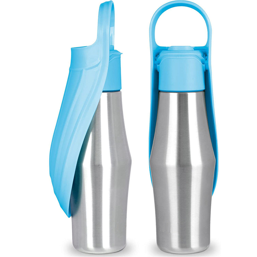VelvetPaws™ Leaf-Design Portable Pet Water Bottle