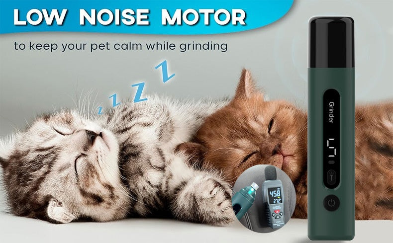 🐾 VelvetPaws™ 5-Speed Electric Pet Nail Grinder