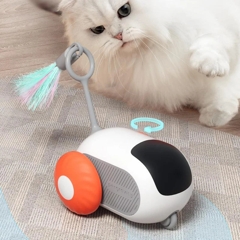 PurrRacer™ – Remote Control Cat Car Toy with Auto & Manual Modes