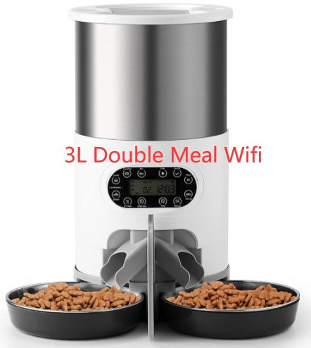 VelvetPaws™ Dual-Meal Smart Automatic Feeder (3L / 4.5L)