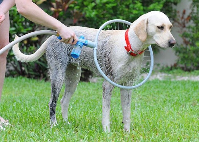 VelvetPaws™ AutoWash 360° Pet Bath Ring