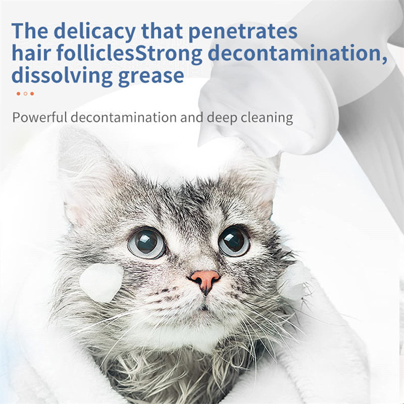 VelvetPaws™ AutoFoam Pet Bath Brush