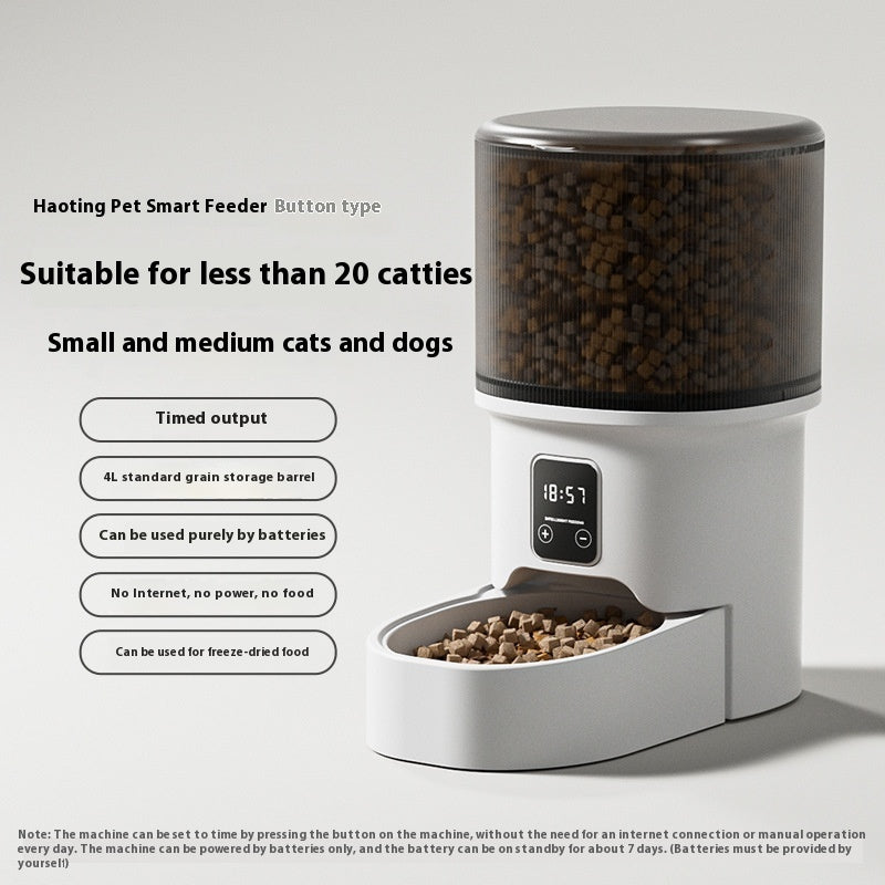 VelvetPaws™ 4L Smart Automatic Pet Feeder