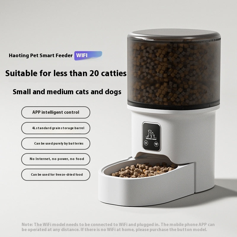 VelvetPaws™ 4L Smart Automatic Pet Feeder