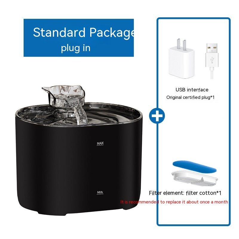 VelvetPaws™ SmartFlow –  Automatic Water Fountain – Quiet Circulating Dispenser