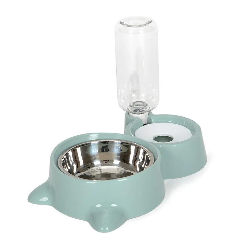 VelvetPaws™ AquaFeast™ Automatic Pet Food & Water Feeder