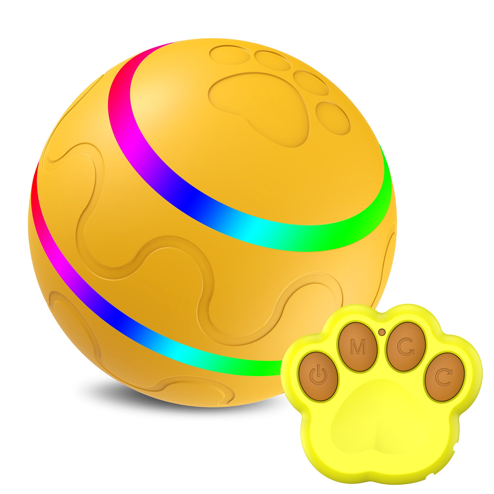 PurrMotion™ – Smart Interactive Cat Ball, USB Rechargeable Self-Rotating Toy