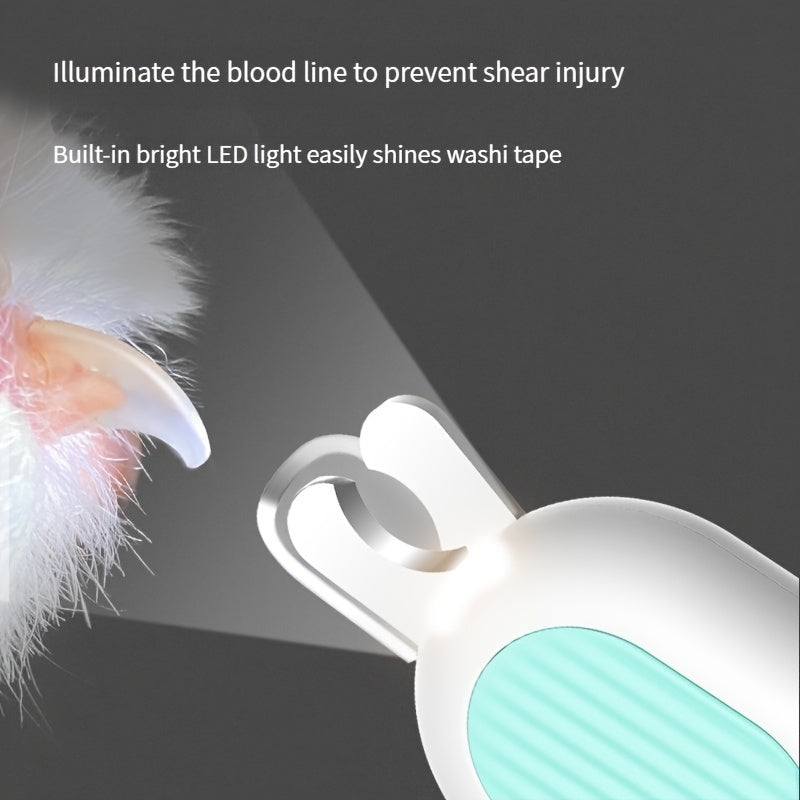 VelvetPaws™ LED Pet Nail Clippers –  for Dogs & Cats