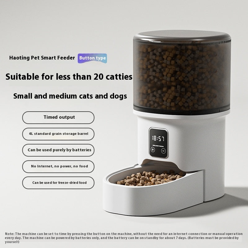 VelvetPaws™ 4L Smart Automatic Pet Feeder