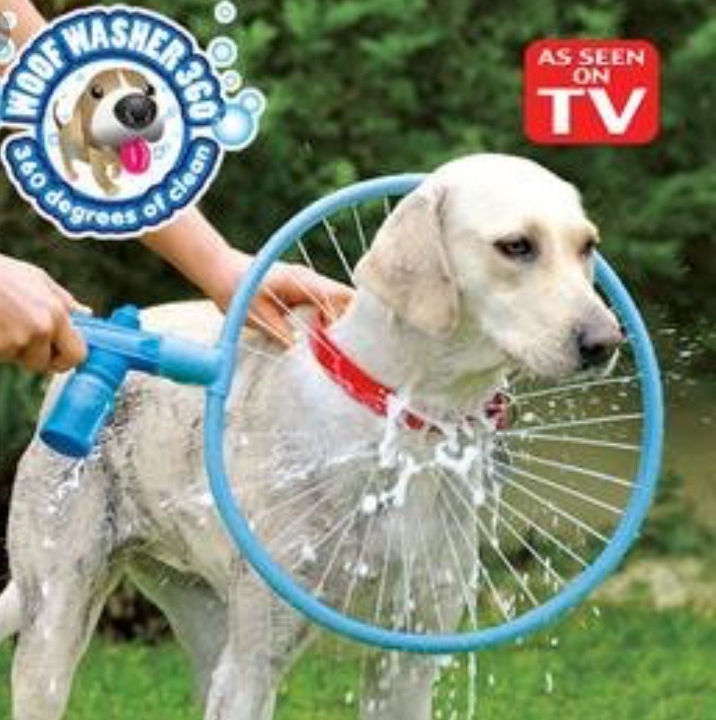 VelvetPaws™ AutoWash 360° Pet Bath Ring