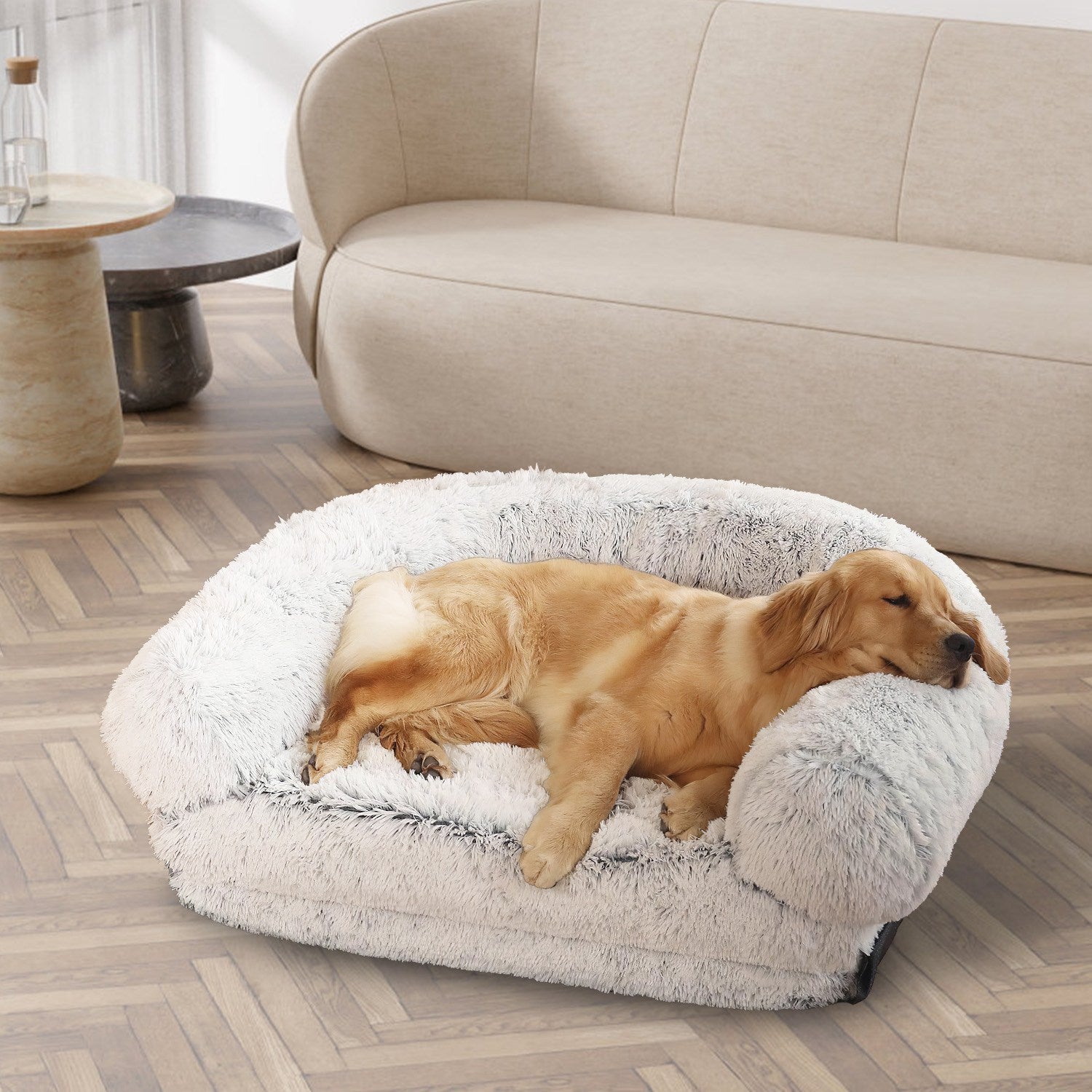 VelvetPaws™ Dual-Layer Orthopedic Dog Bed – Memory Foam Comfort with Non-Slip Base