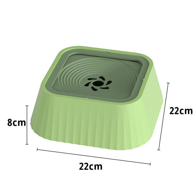 VelvetPaws™ FloatSip™ Splash-Proof Pet Water Bowl