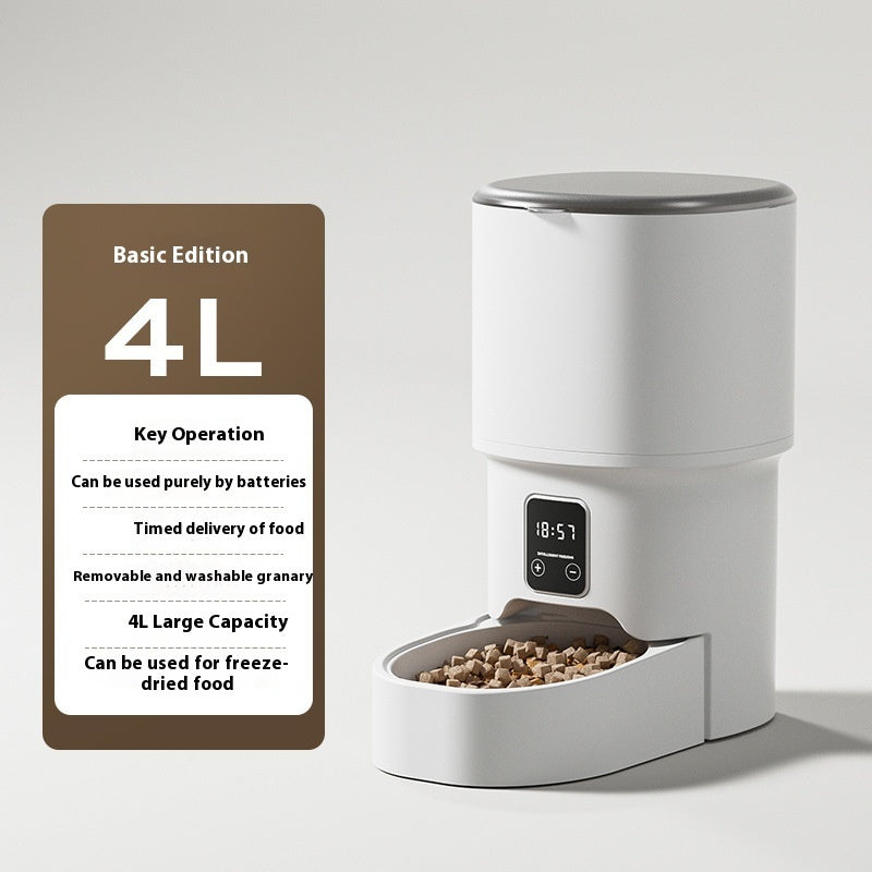 VelvetPaws™ 4L Smart Automatic Pet Feeder