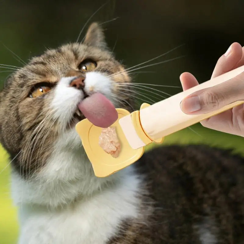 VelvetPaws™ LickEase™ Cat Strip Feeder Spoon