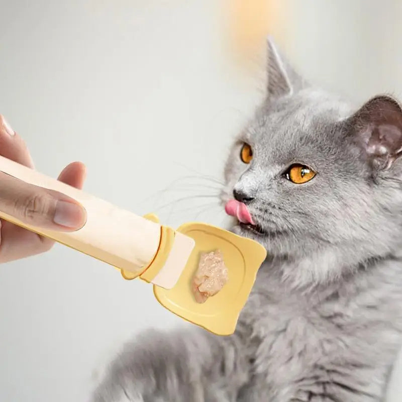 VelvetPaws™ LickEase™ Cat Strip Feeder Spoon