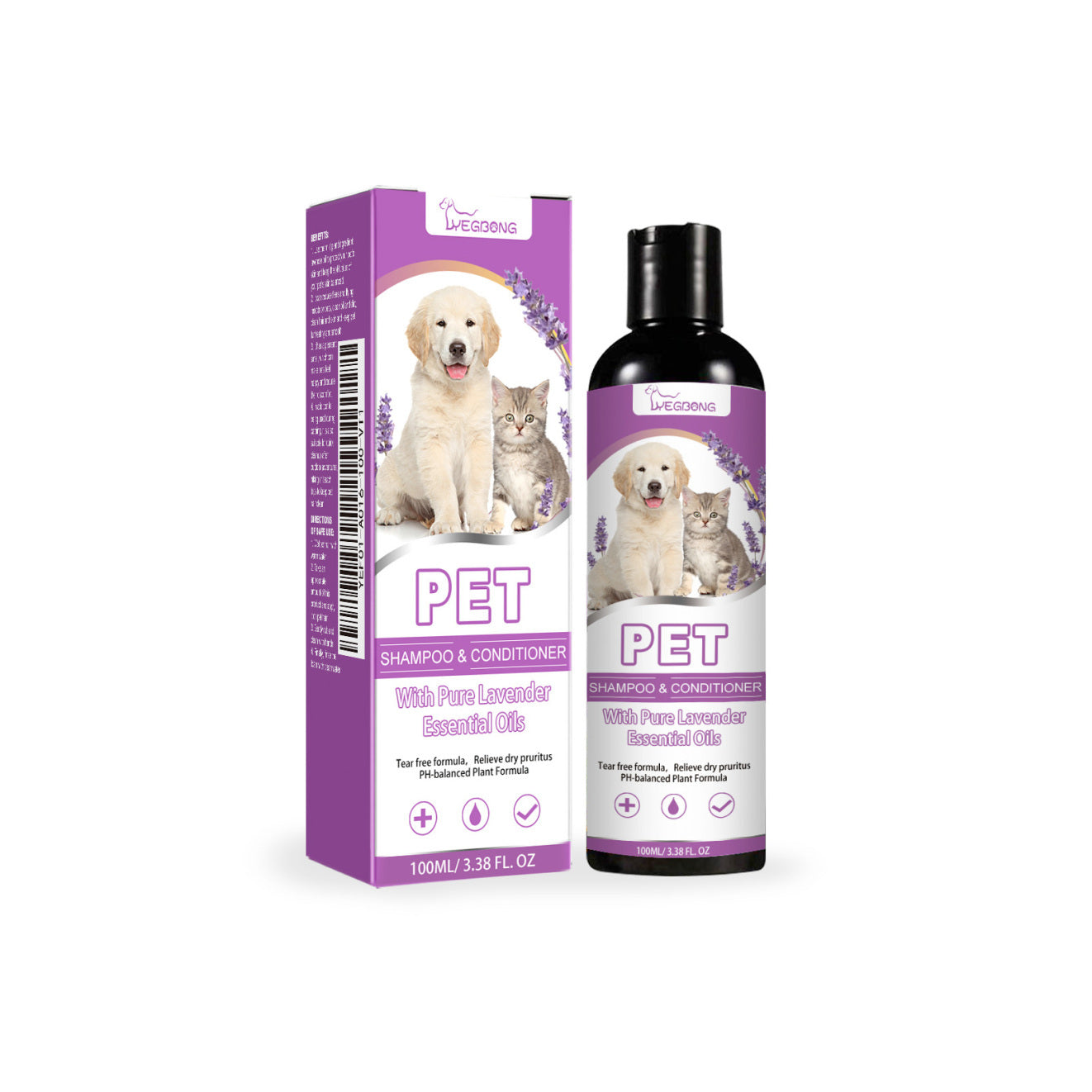 Yegbong™ Pet Shampoo – For Soft, Shiny & Itch-Free Fur