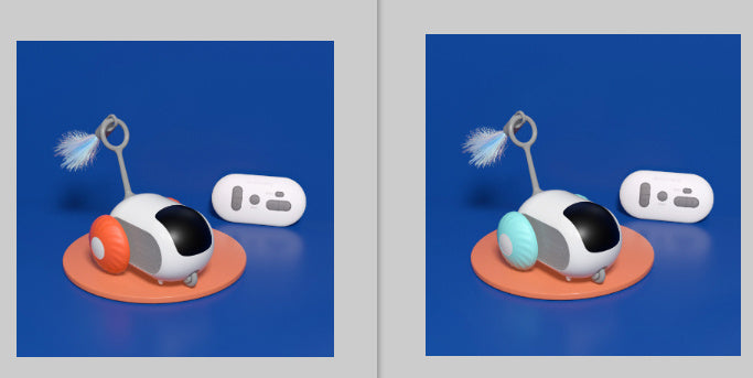 PurrRacer™ – Remote Control Cat Car Toy with Auto & Manual Modes