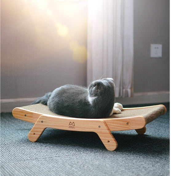PawForma™ Cat Bed & Scratcher – 3-in-1 Adjustable Corrugated Paper Cat Furniture