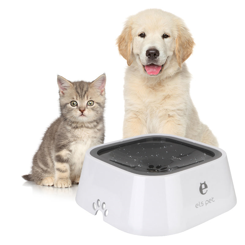 VelvetPaws™ AquaGlide™ 1.5L Floating Slow Water Feeder Bowl