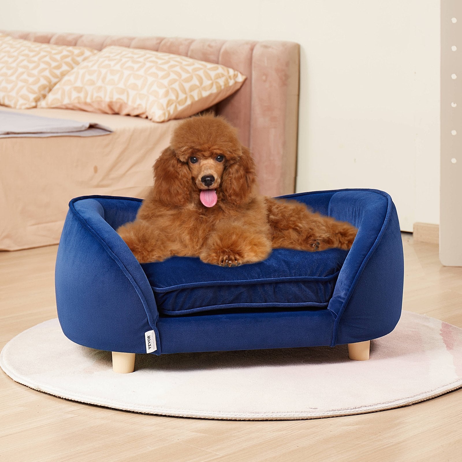 VelvetPaws™ Deluxe Pet Sofa Bed for Dogs & Cats – Soft Velvet Comfort, Washable Cover