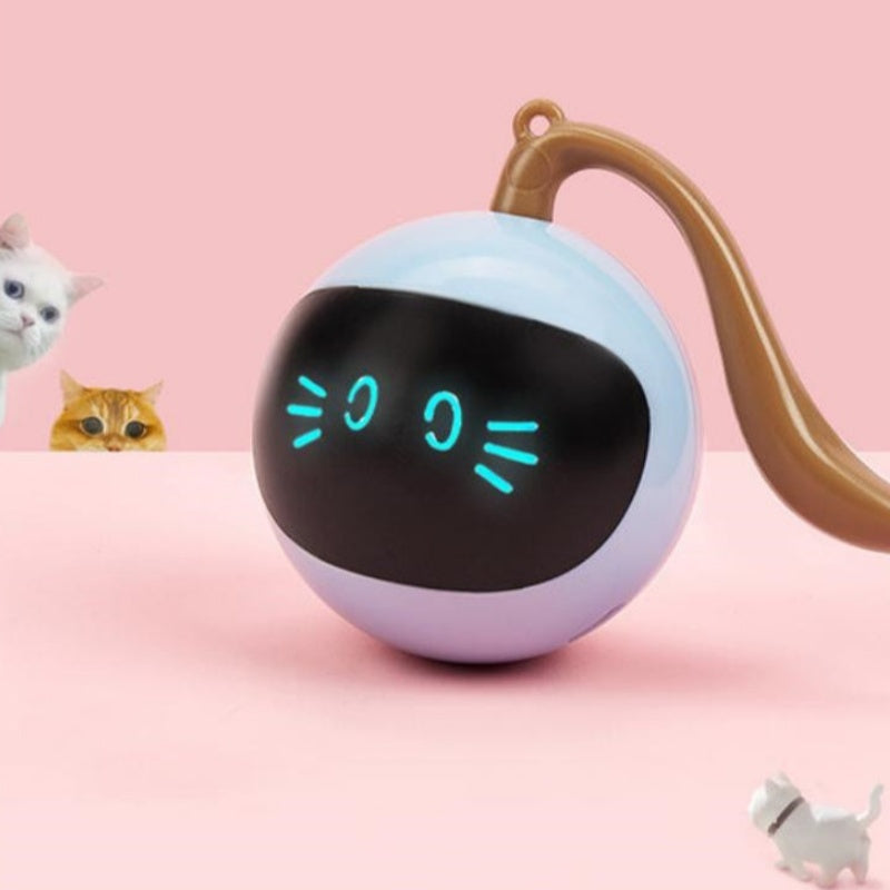 🤖 RoboRoll™ – The Smart Rolling Ball for Endless Pet Fun!