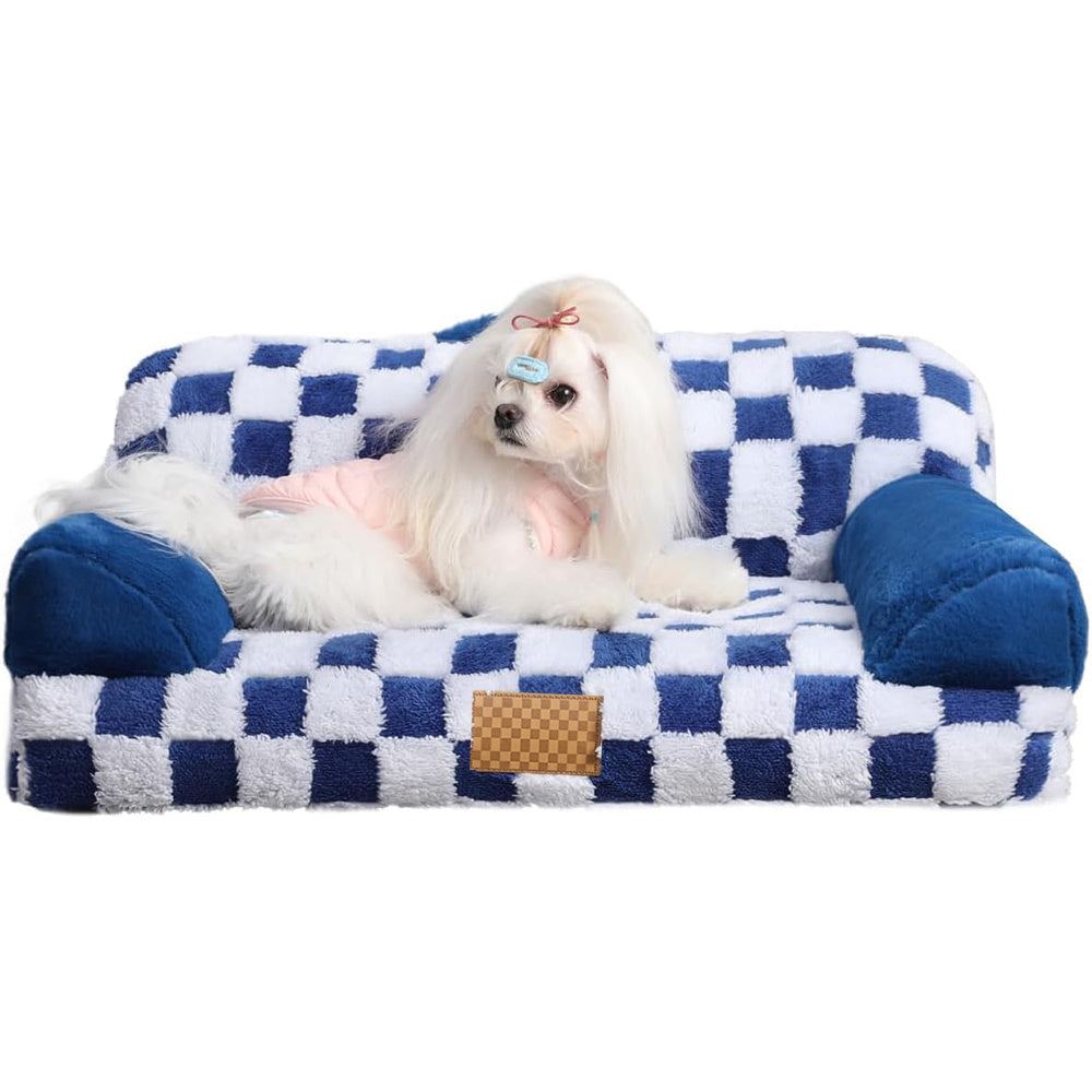 VelvetPaws™ Jacquard Luxury Pet Bed