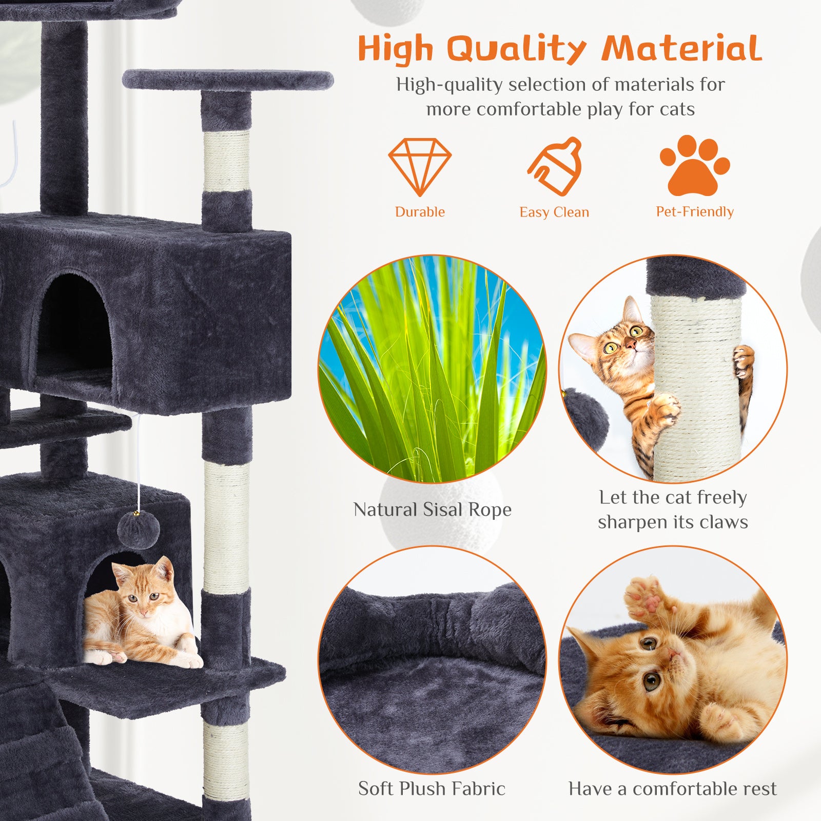 VelvetPaws™ SkyHaven Cat Tower