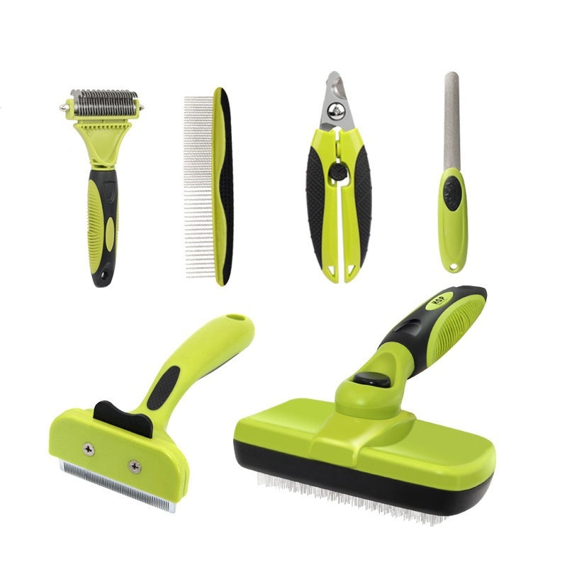 VelvetPaws™ Pet Comb Set – 6 & 9-Piece Grooming Kit