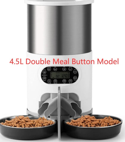 VelvetPaws™ Dual-Meal Smart Automatic Feeder (3L / 4.5L)